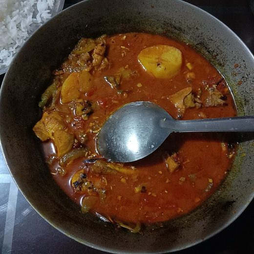 মুরগির ঝোলের ছবি
