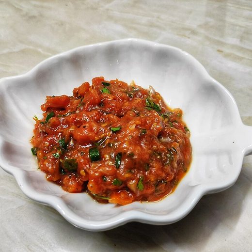 টমেটো ভর্তার ছবি